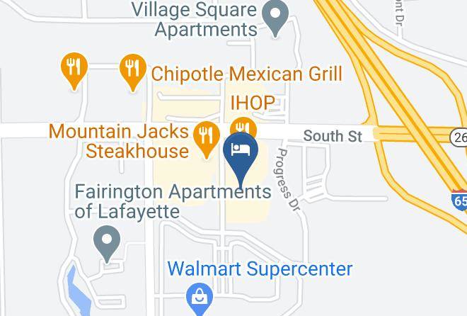 Quality Inn & Suites Lafayette I 65 Map