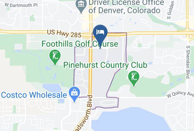 Jefferson - Quality Inn & Suites Lakewood Denver Southwest Maps