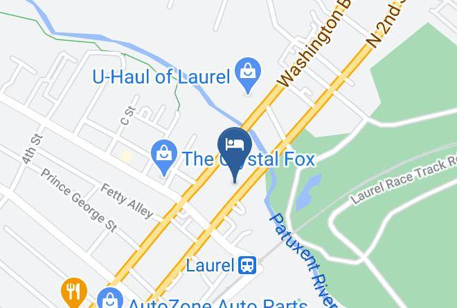 Quality Inn & Suites Laurel Map