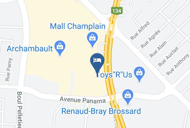 Longueuil - Quality Inn & Suites Brossard Maps