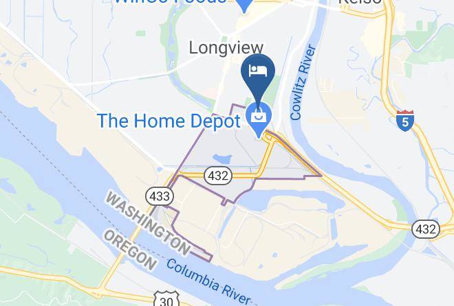 Cowlitz - Quality Inn & Suites Longview Kelso Maps