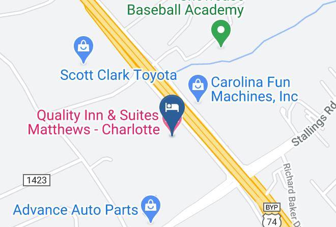 Union - Quality Inn & Suites Matthews Charlotte Maps