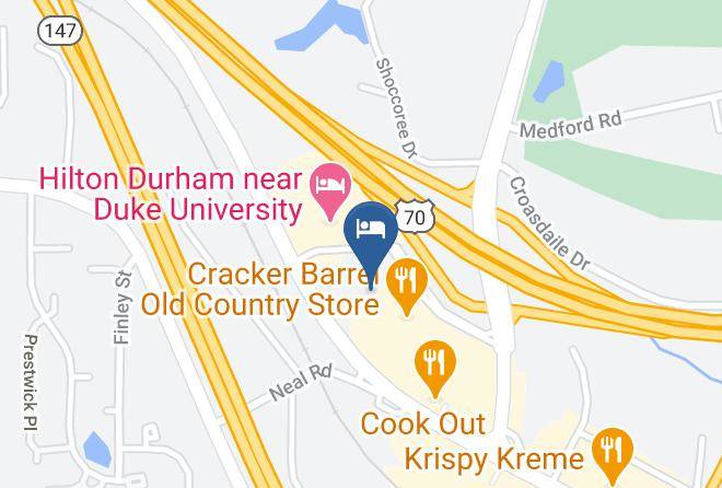 Durham - Quality Inn & Suites Medical Park Maps