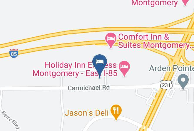 Montgomery - Quality Inn & Suites Montgomery East Carmichael Rd Maps