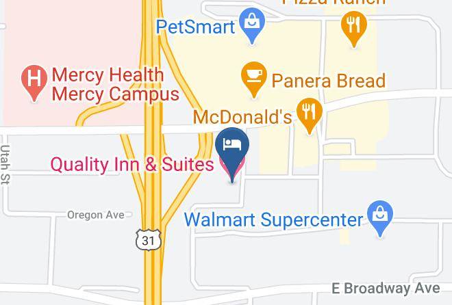 Muskegon County - Quality Inn & Suites Muskegon Maps