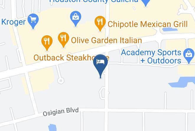 Houston - Quality Inn & Suites Near Robins Air Force Base Maps