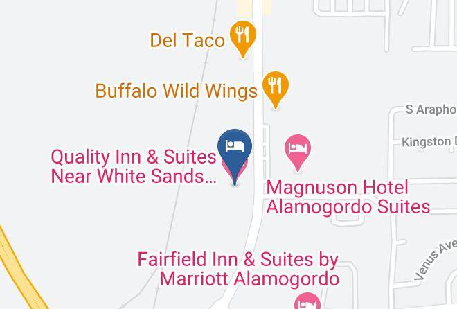Quality Inn & Suites Near White Sands National Monument Map