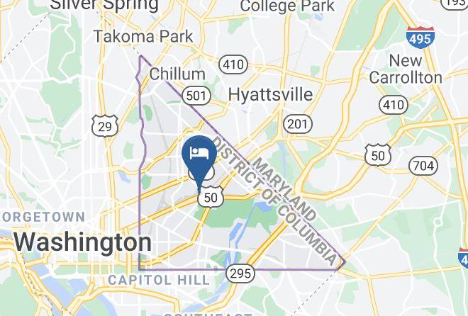 Quality Inn & Suites New York Avenue Map