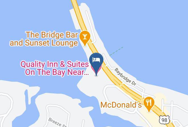 Santa Rosa - Quality Inn & Suites On The Bay Near Pensacola Beach Maps