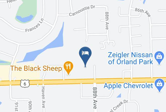 Cook - Quality Inn & Suites Orland Park Chicago Maps