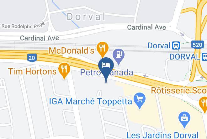 Montreal - Quality Inn & Suites P E Trudeau Airport Maps