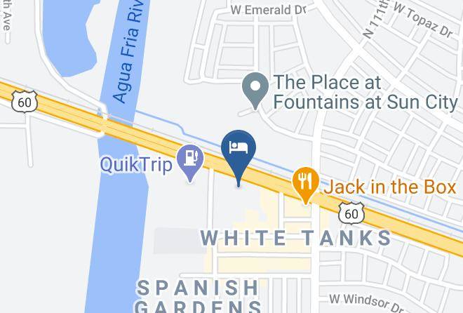 Maricopa - Quality Inn & Suites Phoenix Nw Sun City Maps