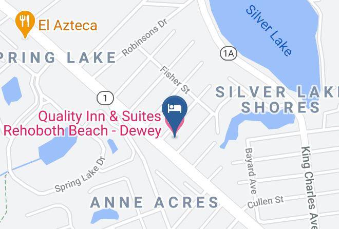 Quality Inn & Suites Rehoboth Beach Dewey Map