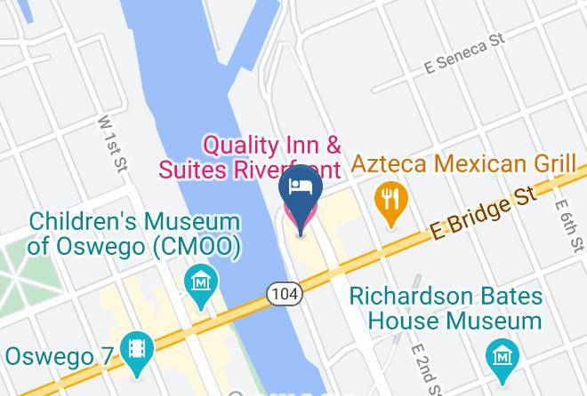 Oswego - Quality Inn & Suites Riverfront Maps