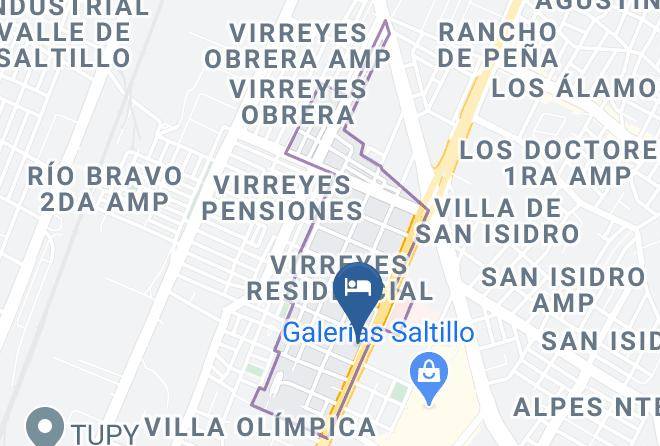 Saltillo - Quality Inn & Suites Saltillo Eurotel Maps
