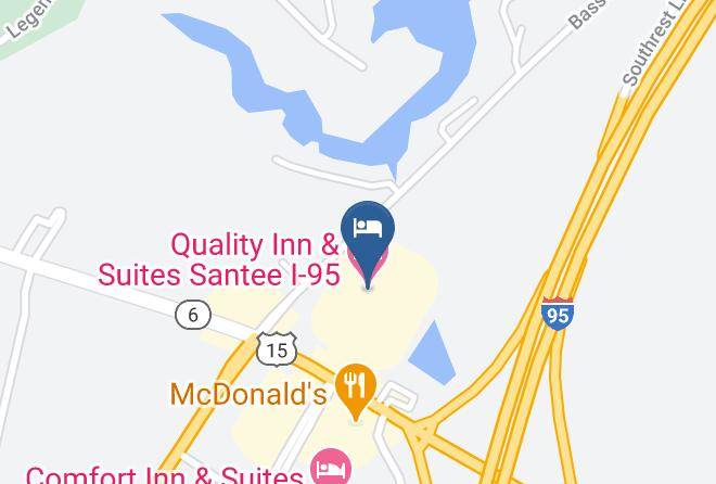 Orangeburg - Quality Inn & Suites Santee I 95 Maps