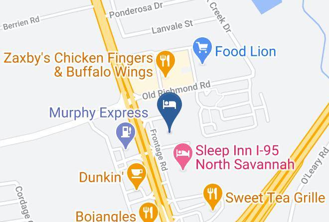 Chatham - Quality Inn & Suites Savannah North Maps