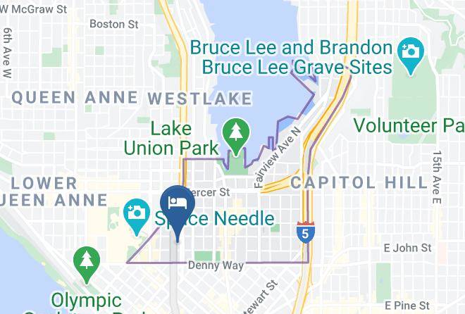 Quality Inn & Suites Seattle Center Map