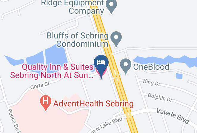 Highlands - Quality Inn & Suites Sebring North At Sun 'n Lake Maps