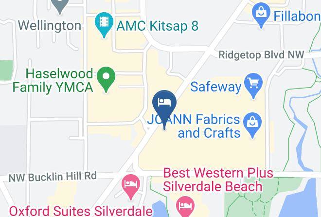 Kitsap - Quality Inn & Suites Silverdale Bangor Keyport Maps