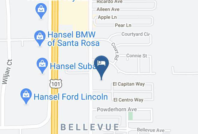 Sonoma - Quality Inn & Suites Santa Rosa Maps