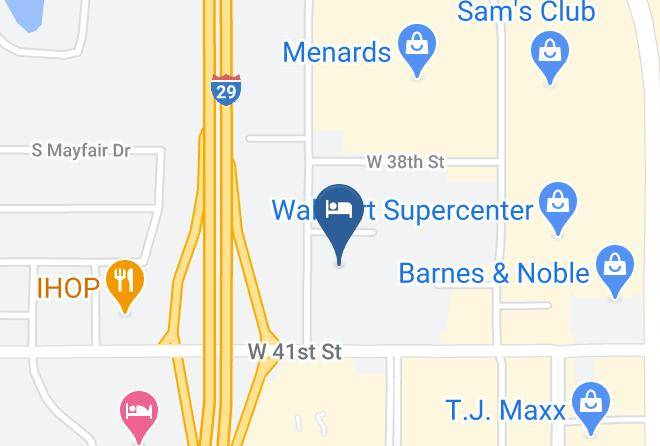 Quality Inn & Suites South Sioux Falls Map