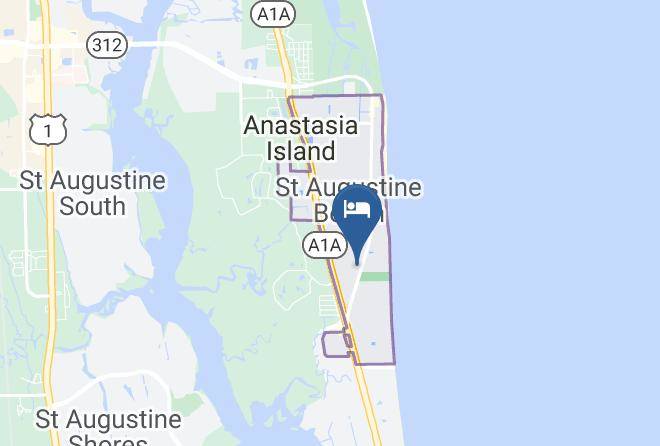 St Johns - Quality Inn & Suites St Augustine Beach Area Maps
