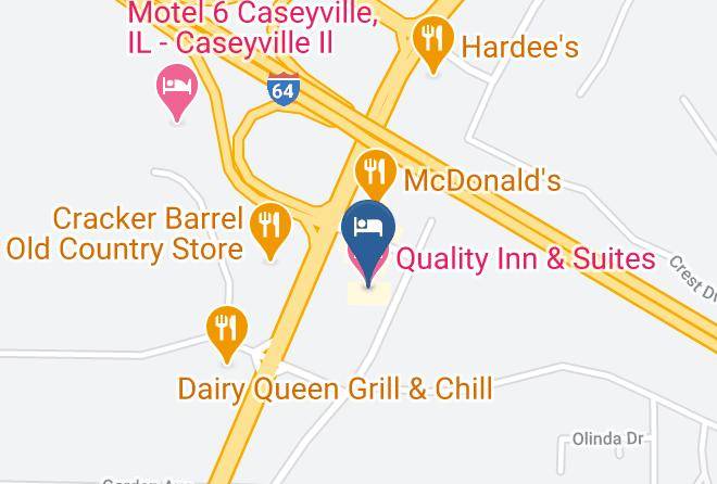 St Clair - Quality Inn & Suites Caseyville St Louis Maps