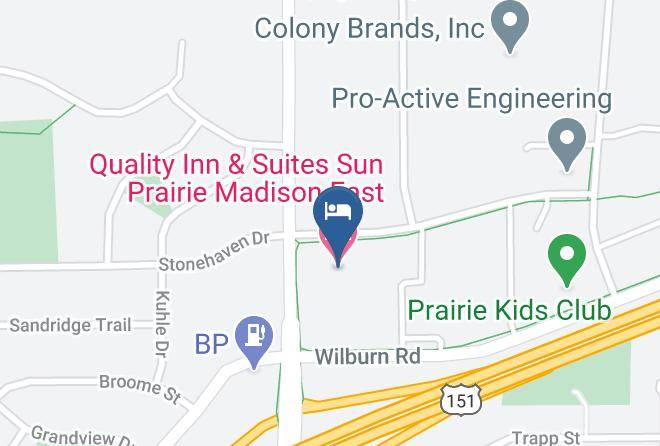 Dane - Quality Inn & Suites Sun Prairie Madison East Maps