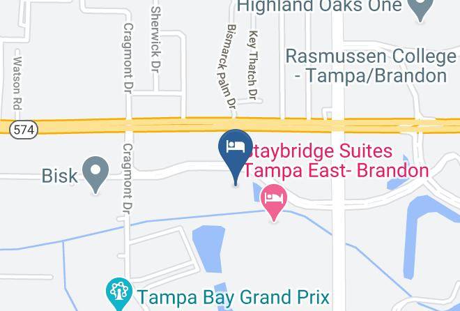 Hillsborough - Quality Inn & Suites Tampa Brandon Near Casino Maps