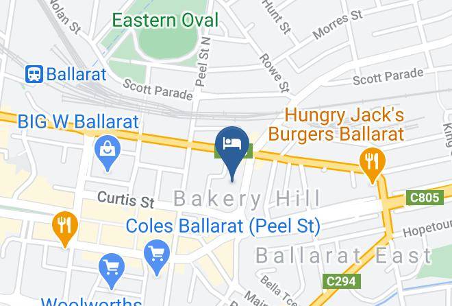 Ballarat - Quality Inn & Suites The Menzies Ballarat Maps