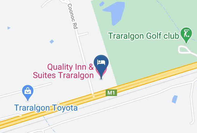 Latrobe - Quality Inn & Suites Traralgon Maps