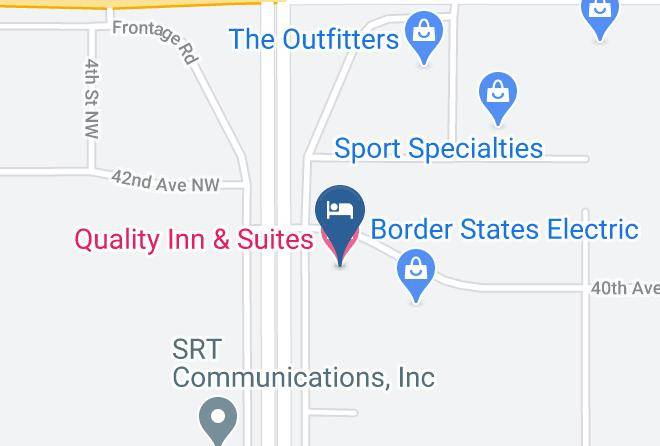 Quality Inn & Suites Map - North Dakota - Ward