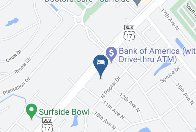 Horry - Quality Inn Surfside Myrtle Beach Maps