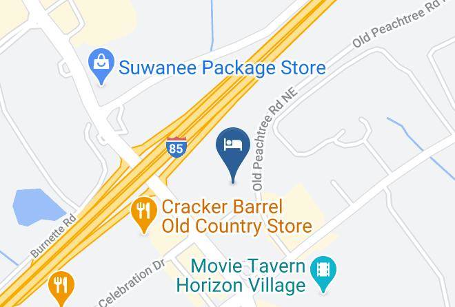 Quality Inn Suwanee I 85 Map