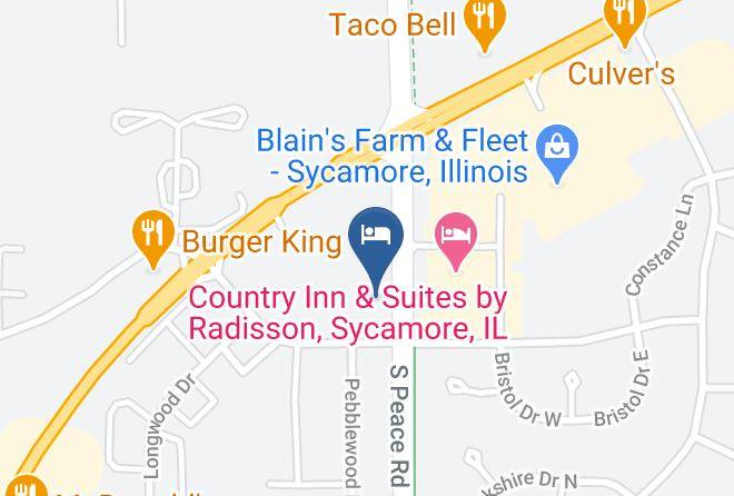 Dekalb - Quality Inn Sycamore Dekalb Maps