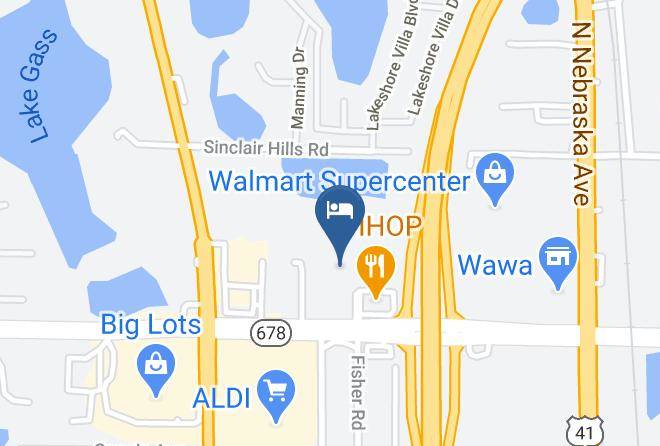 Hillsborough - Vista Inn & Suites Tampa Maps