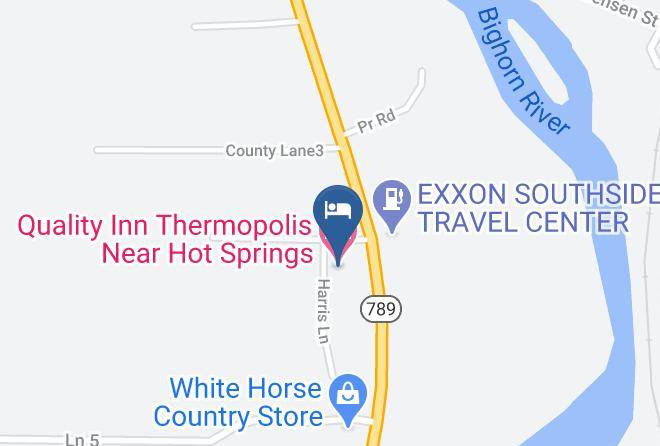 Hot Springs - Quality Inn Thermopolis Near Hot Springs Maps