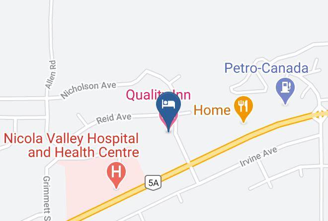 Thompson Nicola - Quality Inn Merritt Maps