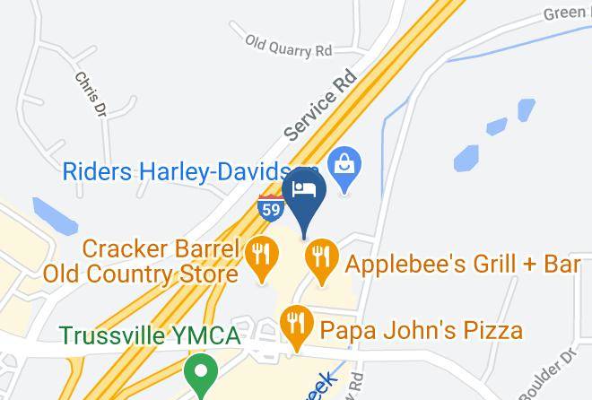 Jefferson - Quality Inn Trussville I 59 Exit 141 Maps