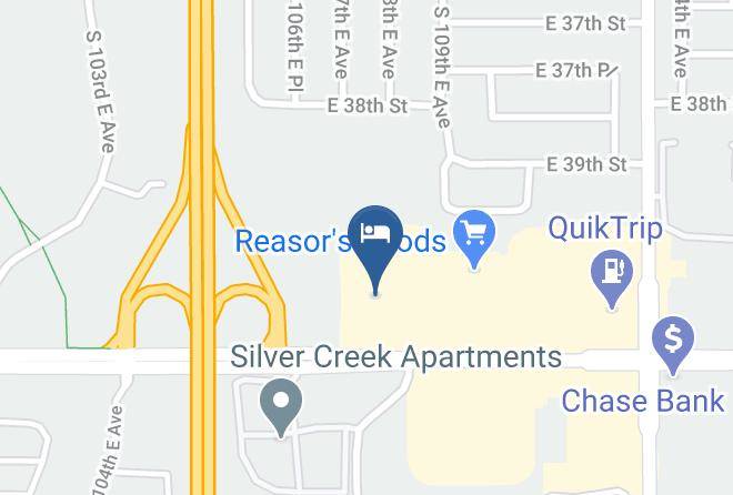 Tulsa - Quality Inn Tulsa Central Maps