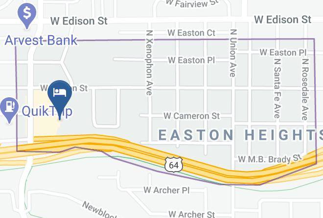 Tulsa - Quality Inn Tulsa Downtown West Maps