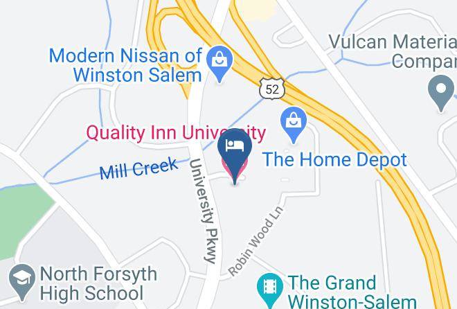 Forsyth - Quality Inn University Maps