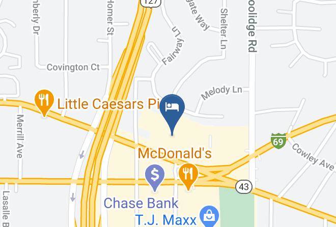 Ingham County - Quality Inn University Maps