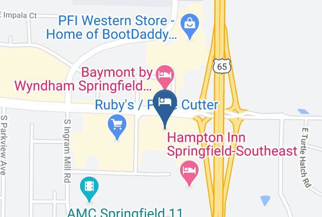 Greene - Quality Inn Us65 & E Battlefield Rd Springfield Maps