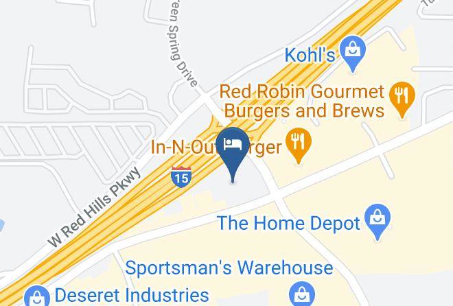 Washington - Quality Inn Washington St George North Maps