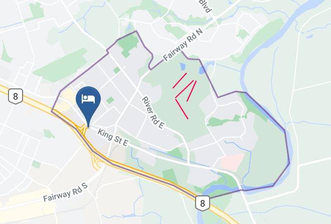 Waterloo - Quality Inn Kitchener Maps