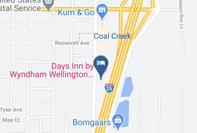 Larimer - Quality Inn Wellington Fort Collins Maps