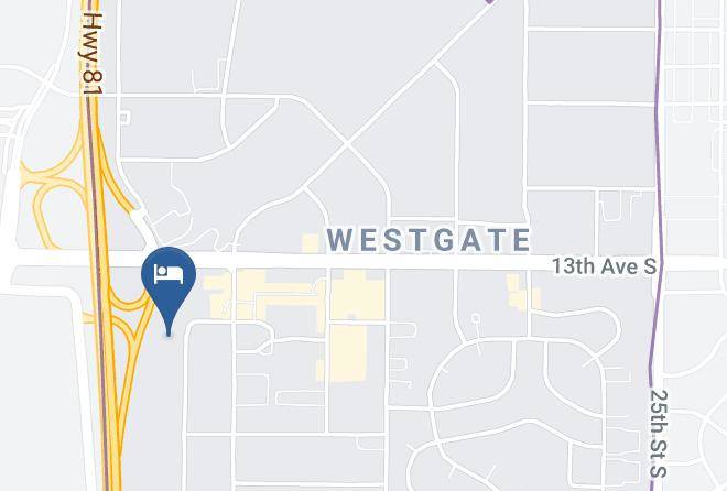 Quality Inn West Acres Map