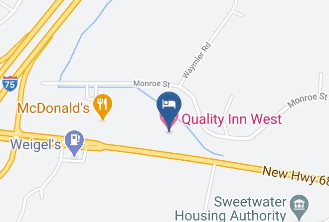 Monroe - Quality Inn West Maps